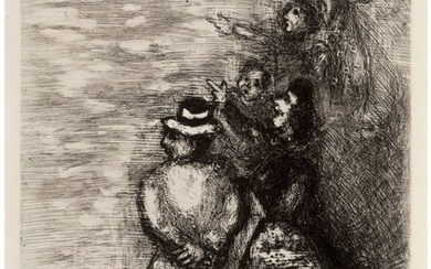 40005: Marc Chagall (1887-1985) Le Chameau et Les Bâto