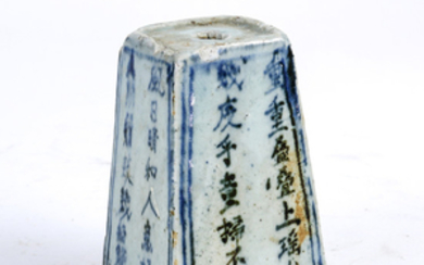 Chinese Underglaze Blue Porcelain Stand