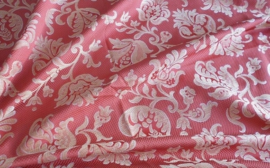 4m Damask Jacquard Fabric - Textiles
