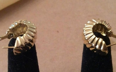 18k Signed Tiffany And Company Earrings
