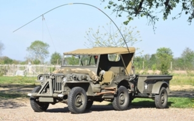 1943 Willys Overland Motors Jeep MB avec remorque Bantam No reserve