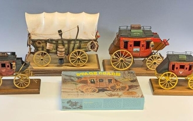 5 Oscar Cortes Stagecoaches and Conestoga Wagon
