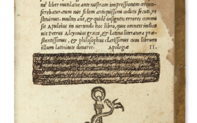 APULEIUS. Metamorphoseos, sive lusus asini libri XI [and other texts]. 266 [i. e.,...