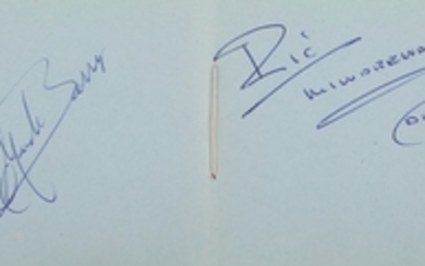 Autograph Album.- Incl. Chuck Berry Autograph album with...