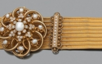 Bracelet Ruban et motif central amovible,...