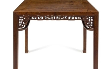 * A Chinese Hardwood Square Table, Fangzhuo