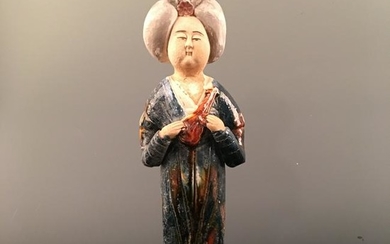 Chinese Tang Style Sancai Beauty Figure