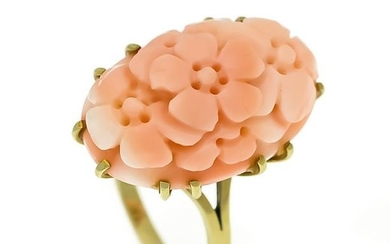 Coral ring GG 585/000 wit