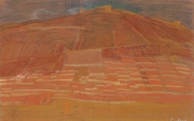 ERNEST BIELER (1863-1948), Paysage de Savièse en automne