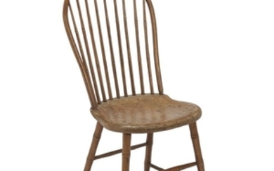 A faux-bamboo turned Windsor sidechair late 18th/early 19th century...