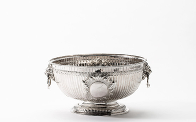 An Irish silver bowl