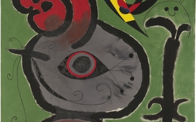 Joan Miró, Paysan catalan inquiet par le passage d'un vol d'oiseaux
