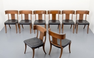 Kipp Stewart, Stewart MacDougall; Glenn of California - Stewart & MacDougall "Klismos" Dining Chairs, Set of 8