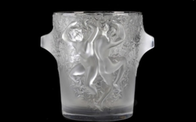 Lalique France, Ganymede Ice Bucket late 20th century...