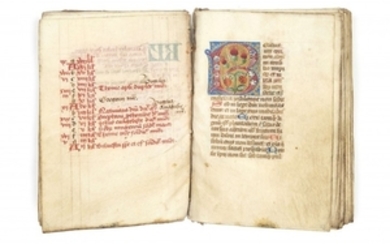 Psautier en latin à l’usage de l’ordre des Célestins, manuscrit et enluminé sur vélin