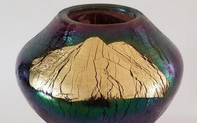 Robert Eickholt Signed Art Glass Vase