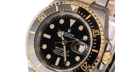 ROLEX | Sea-Dweller, Ref. 126603, A Stainless Steel and Yellow Gold Wristwatch with Bracelet, Circa 2019