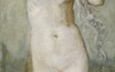VENUS RISING FROM THE SEA, Sir Edward Coley Burne-Jones, Bt., A.R.A., R.W.S.