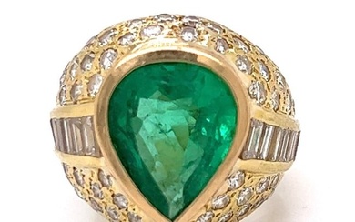 5.00* Ct Colombian Emerald Ring
