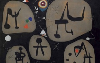 Joan Miró (1893-1983), Femme entendant de la musique