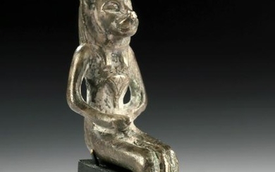 Egyptian Silver Statuette of Sekhmet - 36.1 g