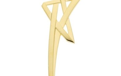 74005: Paloma Picasso for Tiffany & Co. Gold Brooch Me