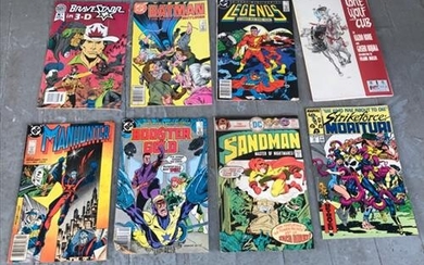 8 Comic Books. Batman, Superman, Manhunters