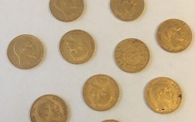 Napoléon III 10 pièces 20 francs or - Lot 5 - Richard Maison de ventes