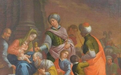 UNSIGNED (XVII). Adoration of the Magi./UNSIGNIERT (