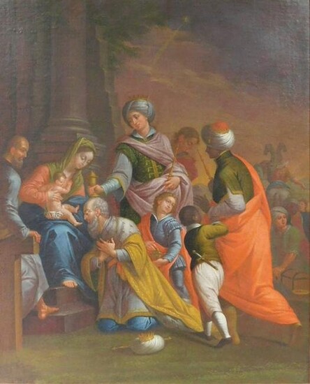 UNSIGNED (XVII). Adoration of the Magi./UNSIGNIERT (