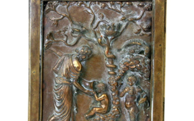 BOSCHI, GIUSEPPE, NACH (Italien um 1760-1824), "Amalthea nährt Zeus mit der Milch einer Ziege"