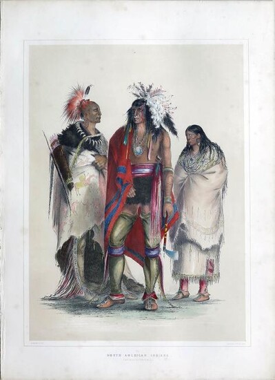 Catlin Lithograph, #1, North American Indians