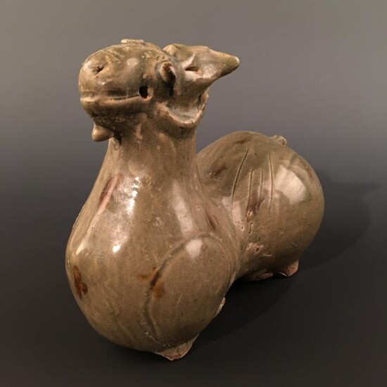 Chinese Yue Ware 'Goat' Statue Ornament