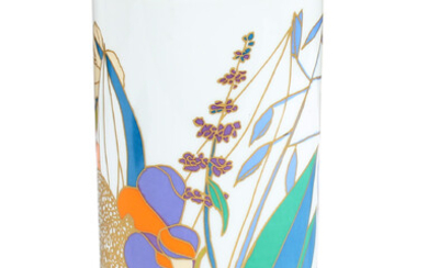 A 20th century Germany rosenthal polychrome flower vase