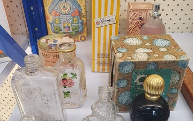 A COLLECTION OF AVON SCENT BOTTLES AND OTHERS