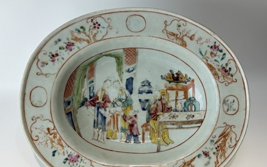 A Chinese Famille Rose dish, 17TH/18TH Century Pr. Size:(Max...