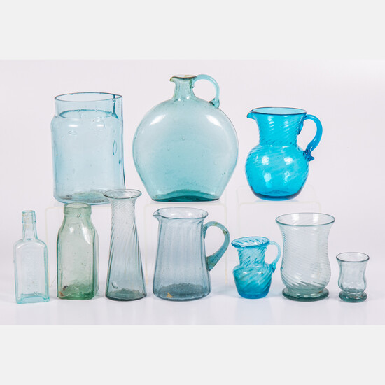 A Collection of American Blown Glass, 19th/20th Century