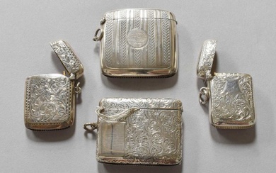 A Collection of Assorted Vesta-Cases, All Birmingham, each oblong, three...