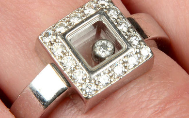 A 'Happy Diamonds' ring, by Chopard.