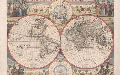 "A New Mapp of the World", Greene, Robert