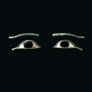 A PAIR OF EGYPTIAN BRONZE EYES AND BROWS, THIRD INTERMEDIATE PERIOD - LATE PERIOD, 21ST-30TH DYNASTY, CIRCA 1070-332 B.C.