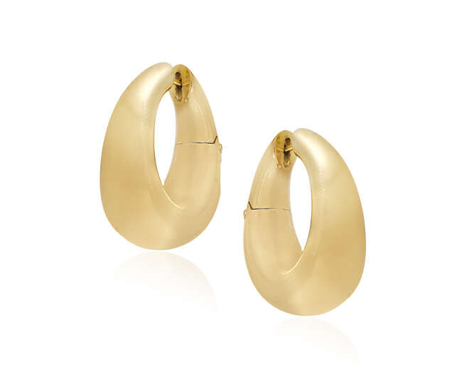 A PAIR OF GOLD EARRINGS, BY POMELLATO Of...