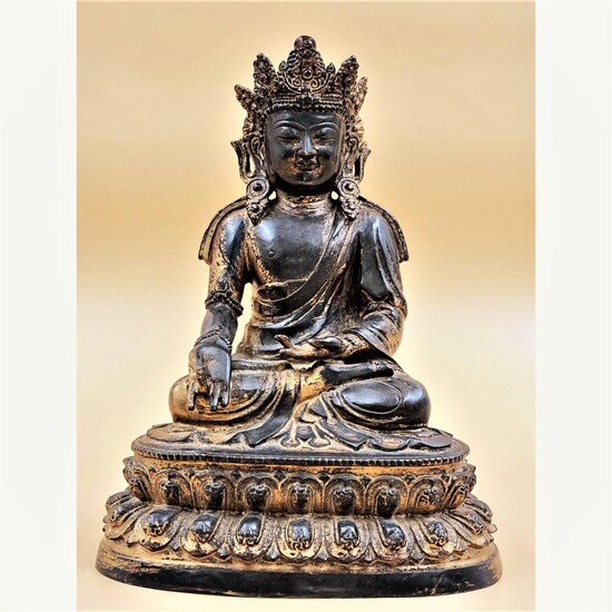 A Very Fine 16th Century Bronze Buddha Ming Dynasty