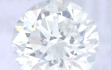 A brilliant cut diamond, weighing 0.60ct. Within IGI security seal