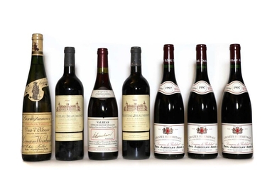 A collection of French wines
