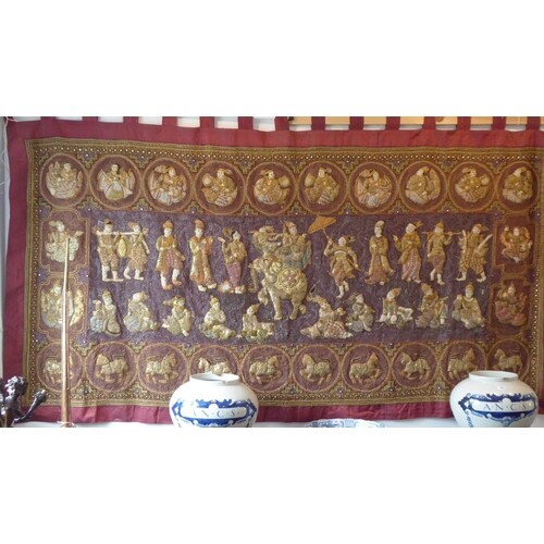 A large and heavy, possibly early 20th century Thai, hand-st...