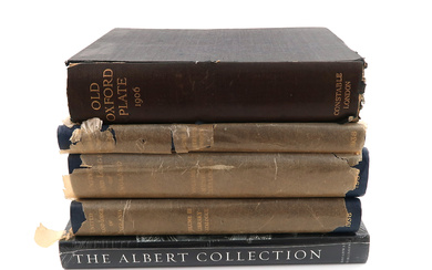 A mixed lot of silver-related reference books