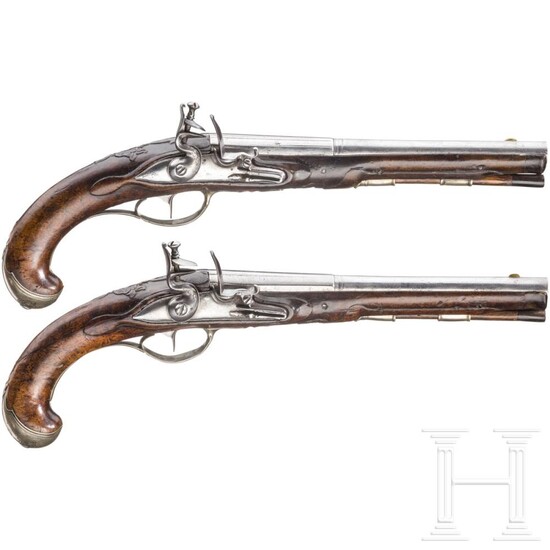 A pair of flintlock pistols, St. Petersburg, circa 1760