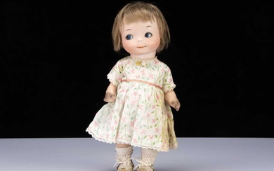 A rare Armand Marseille 241 googly eyed girl doll