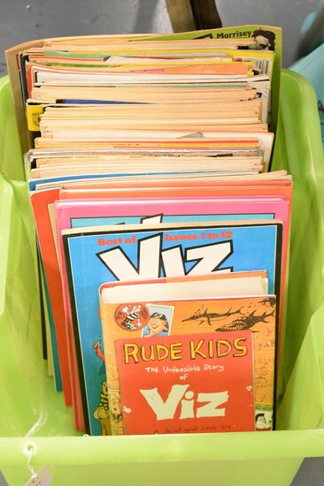 A selection of Viz comics and annuals